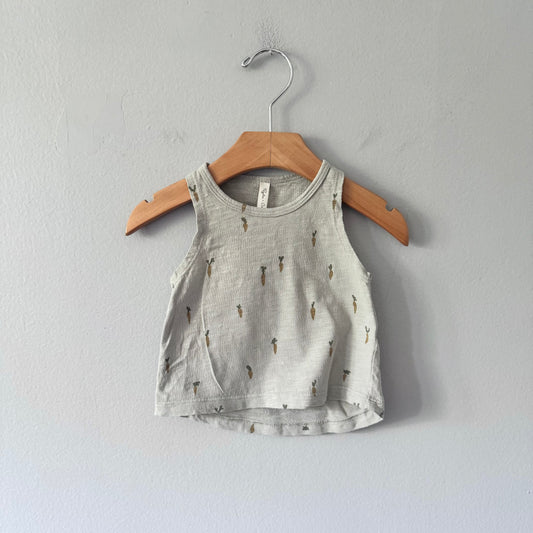 Rylee + Cru / Grey x carrot tank / 0-3M