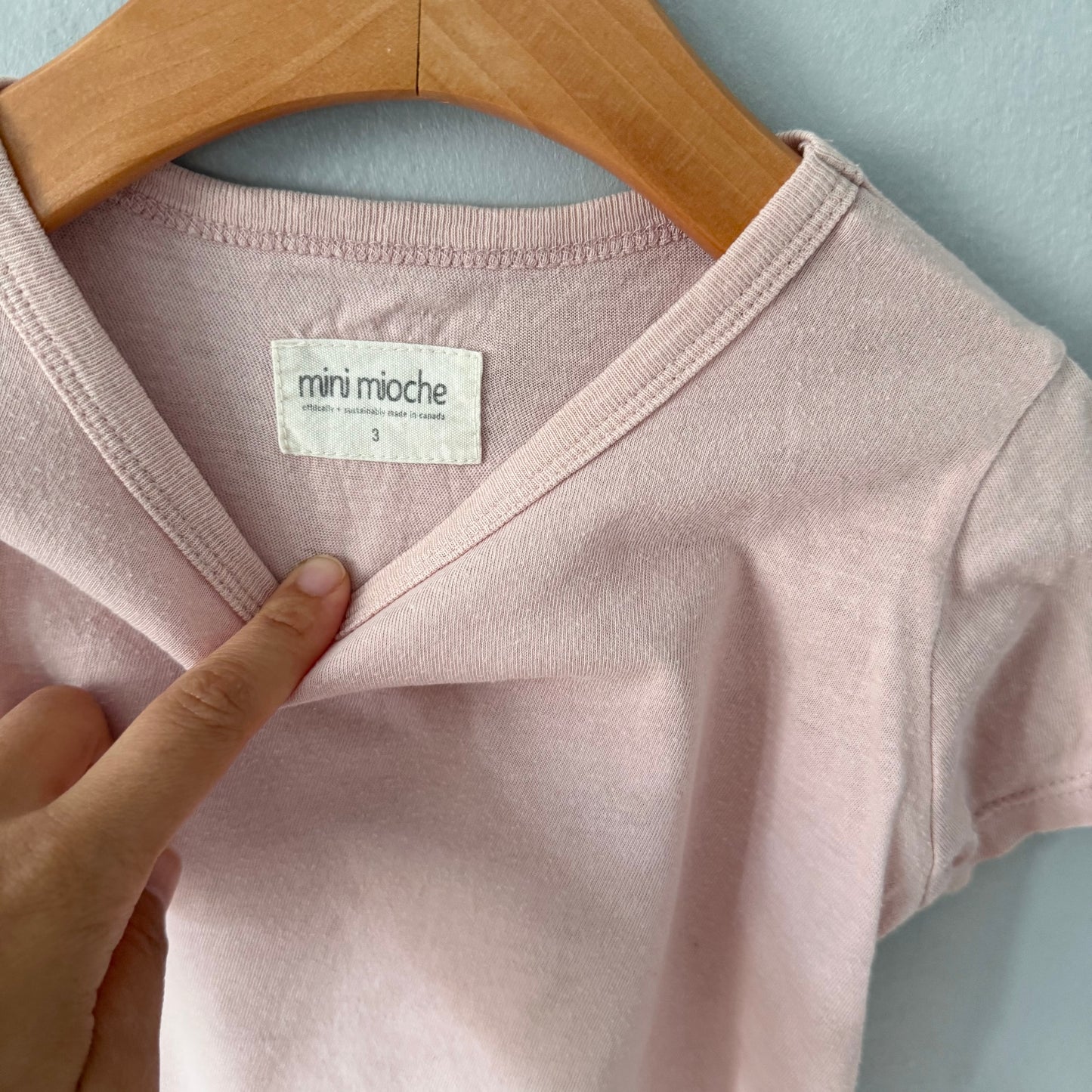 Mini mioche / Light pink T-shirt / 3Y
