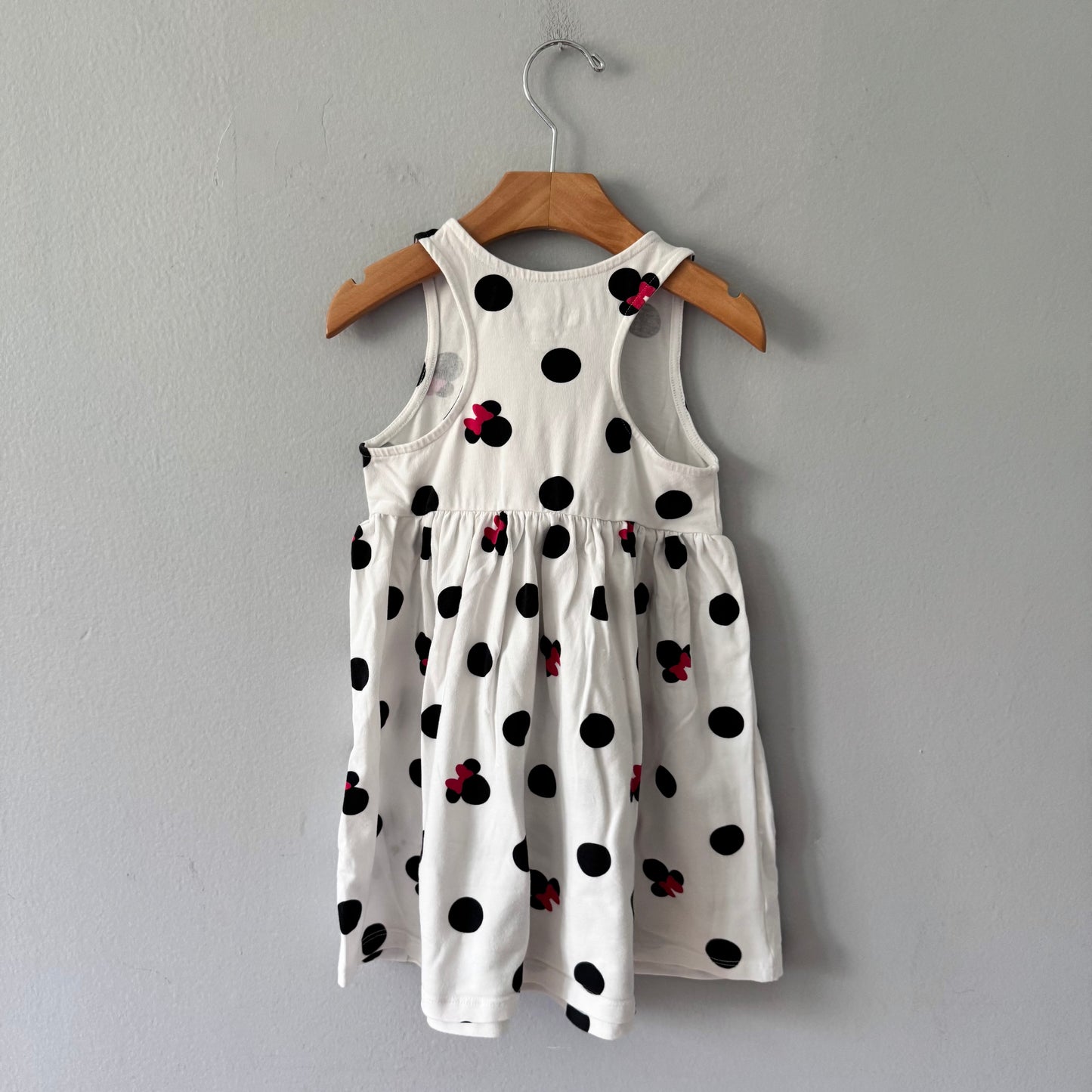 Gap x Disney / White Minnie tank dress / 4Y
