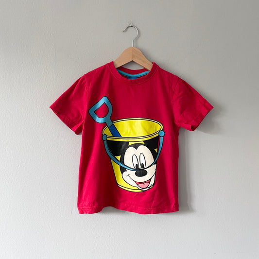 Disney / Mickey red T-shirt / 5-6Y