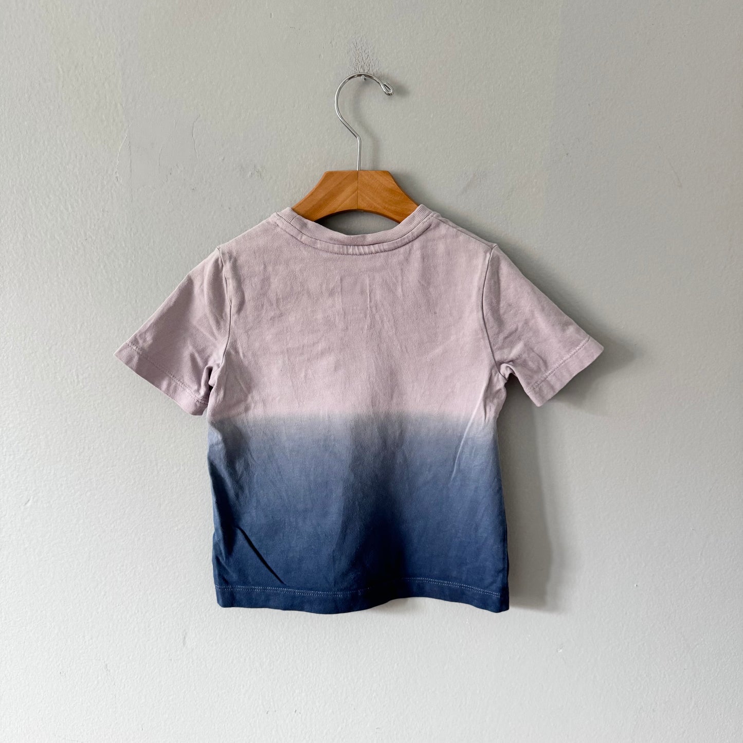 Gap / Grey x navy T-shirt / 3Y