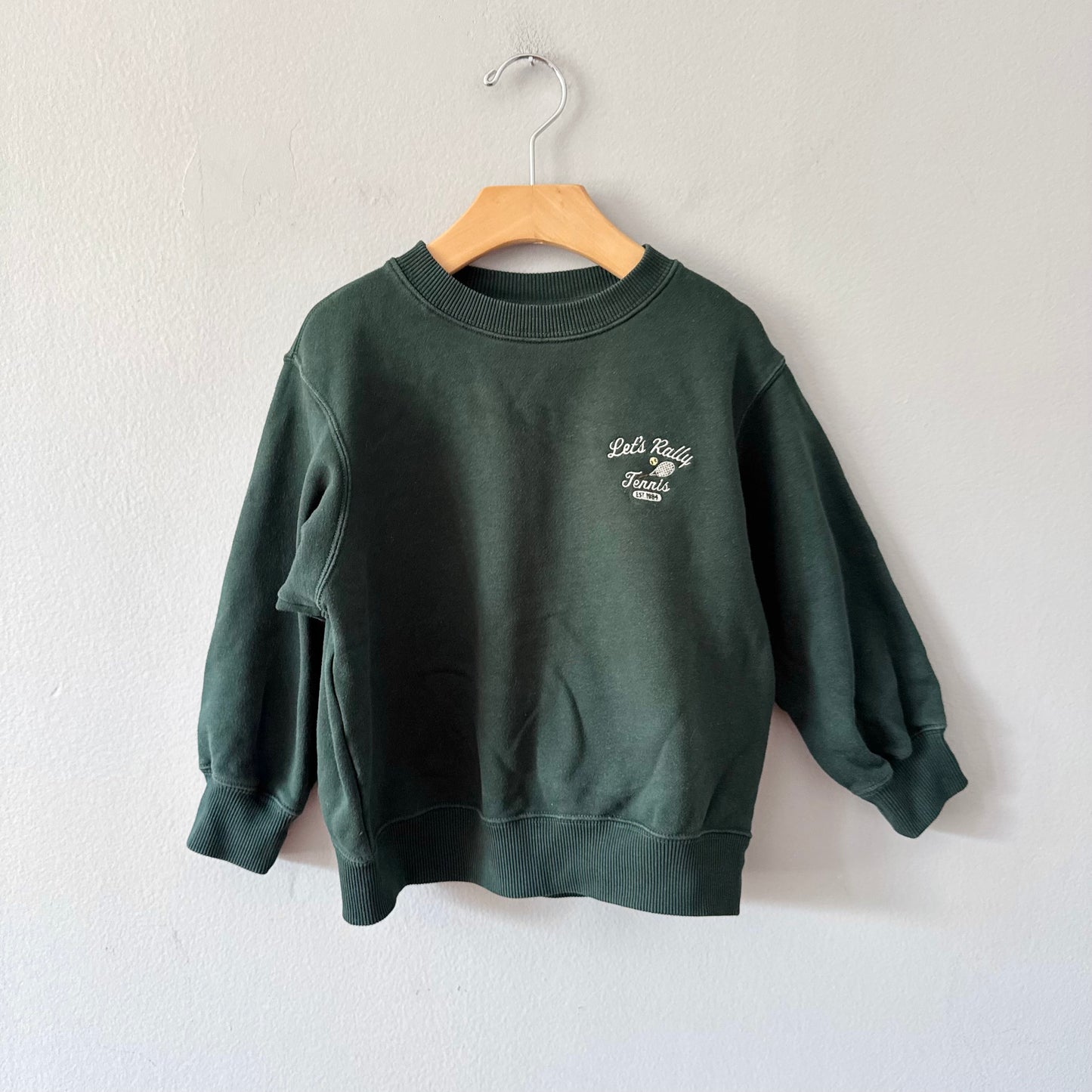 Uniqlo / Dark green sweatshirt / 3-4Y