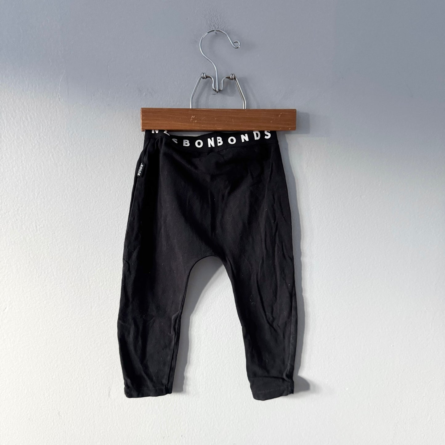 Bonds / Black harem leggings / 12-18M