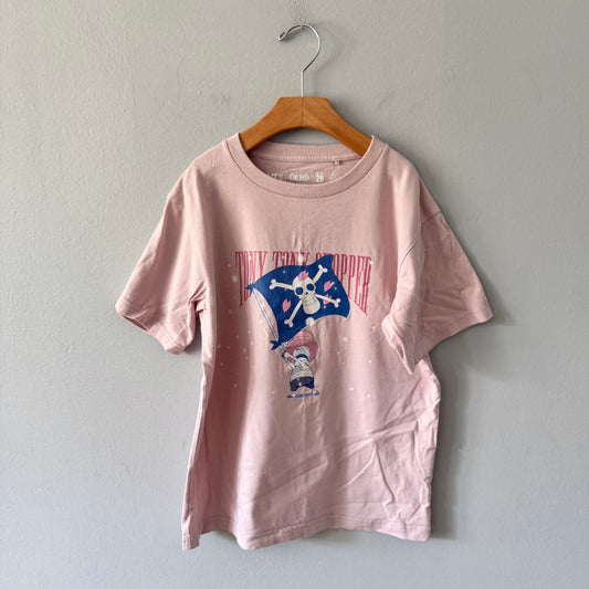 Uniqlo x One Piece / Pink T-shirt / 140(9Y)