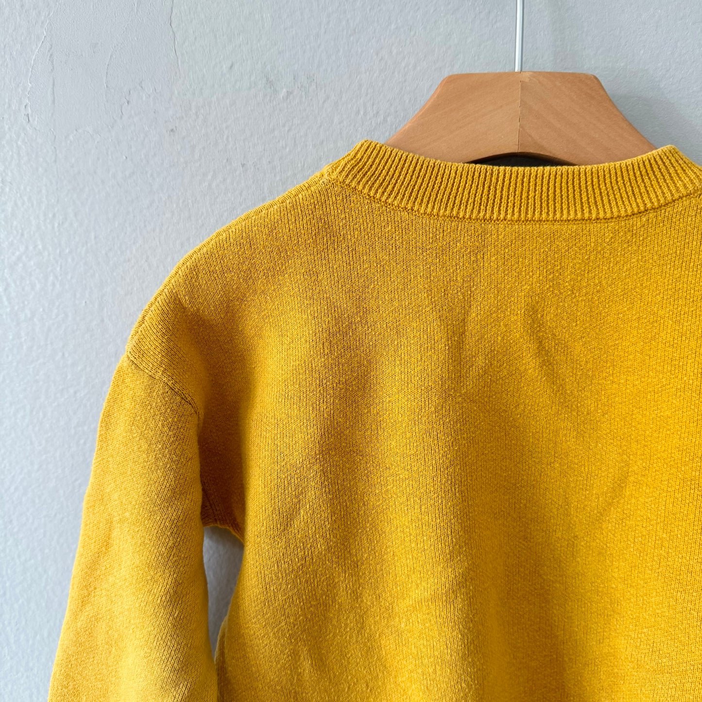 No brand / Yellow knit pullover / 3Y