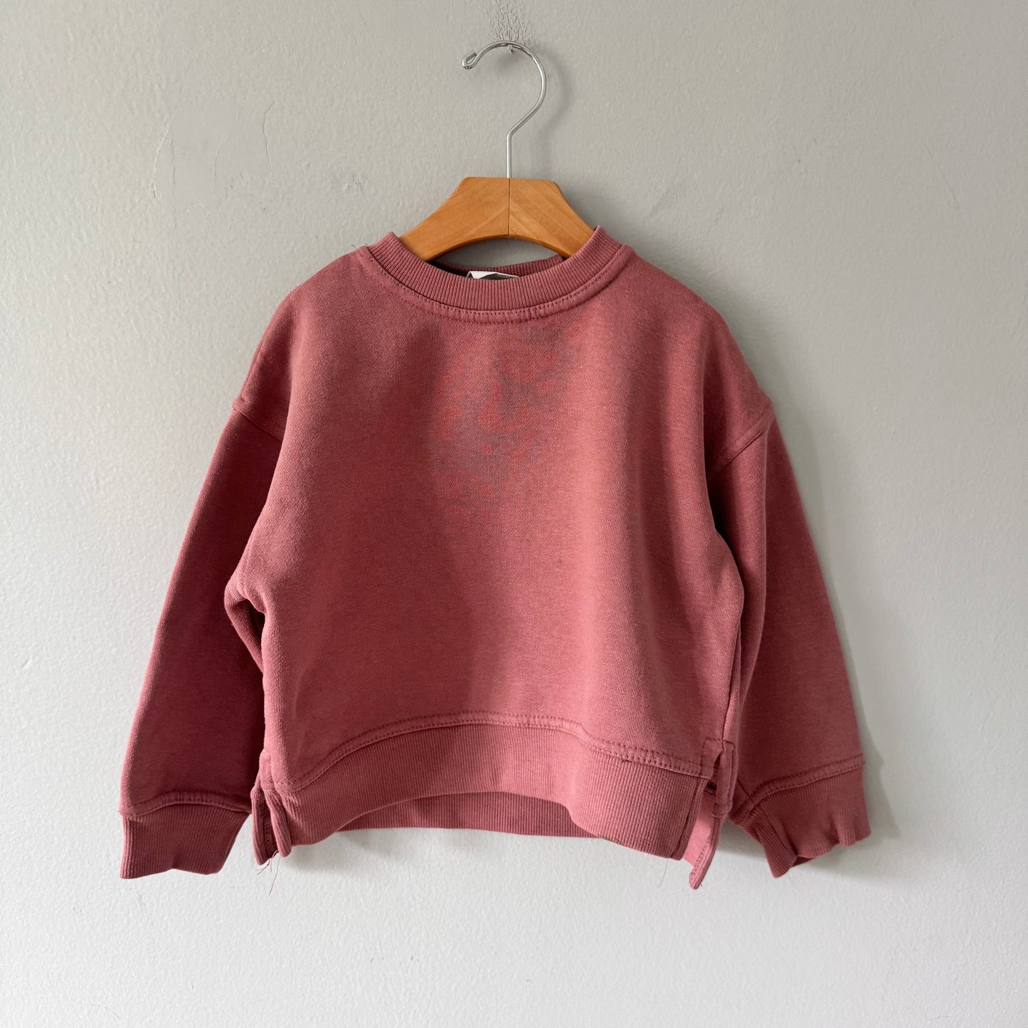 Zara / Red/pink brown sweatshirt / 6Y