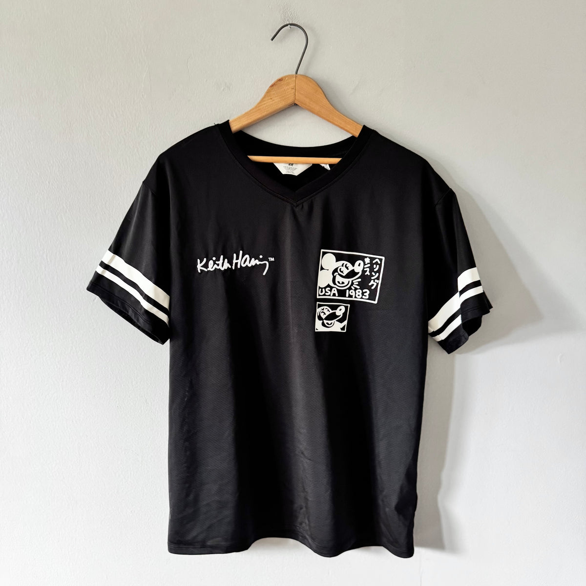 Disney x Keith Haring / Black top / 14Y+(170cm) or Women M