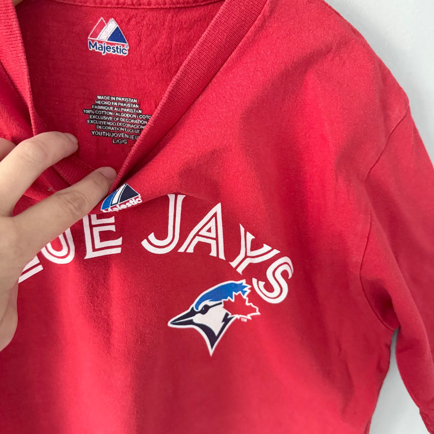 MLB / T-shirt rouge Toronto Blue Jays / Jeunesse L