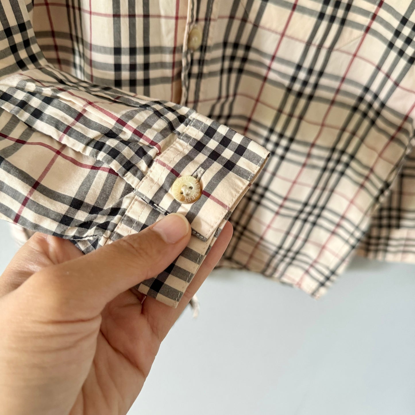 No brand / Checked shirt(Burberry pattern) / 4Y