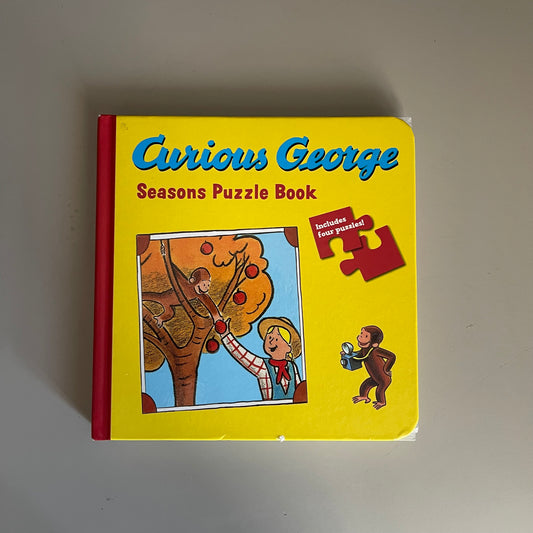 Curious George Seasons Puzzle Book