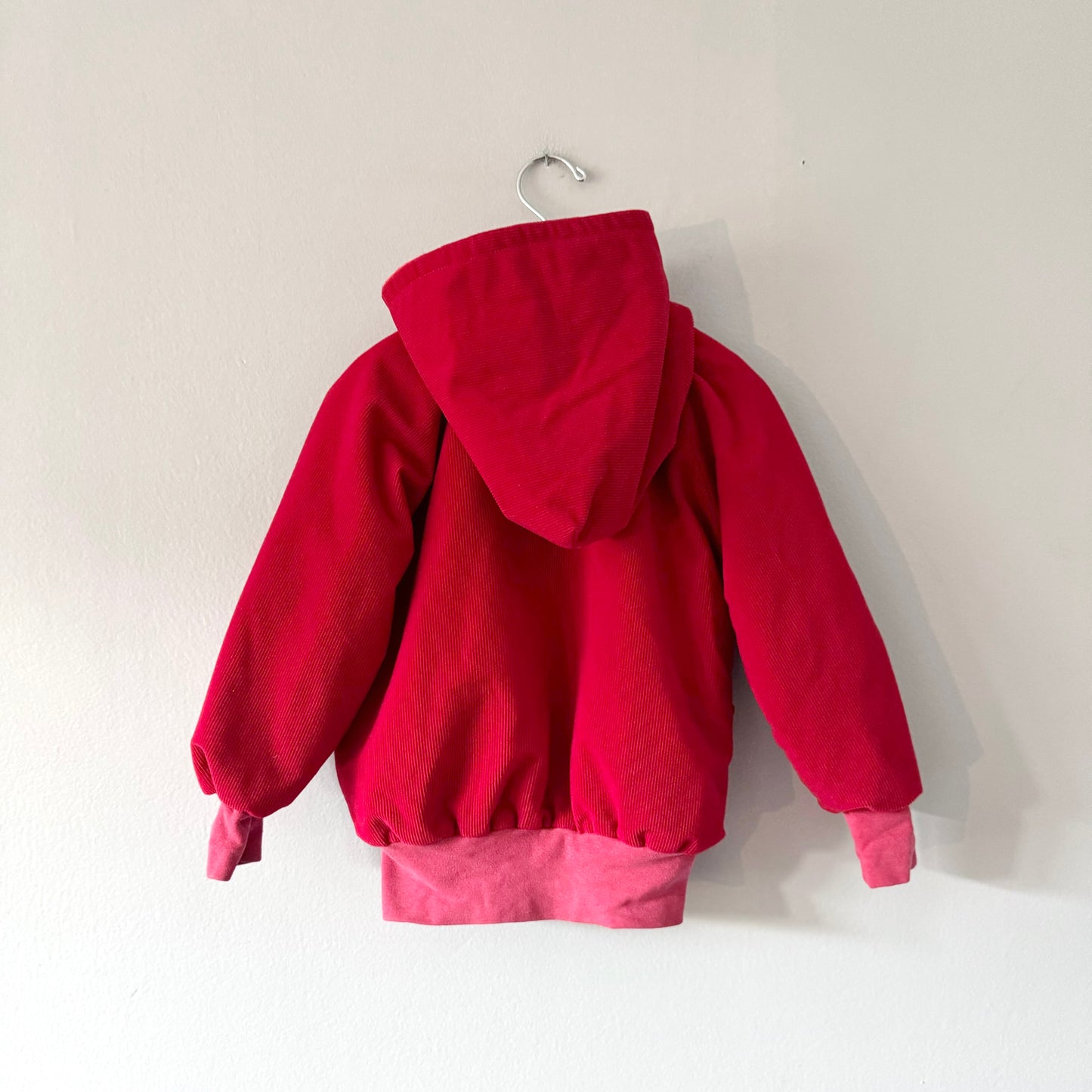 Vintage / Red corduroy zip up jacket / 4Y