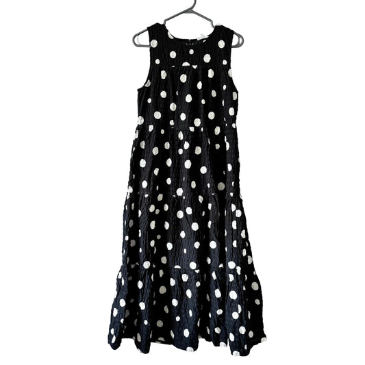 By the river / Black x dots dress / Women M