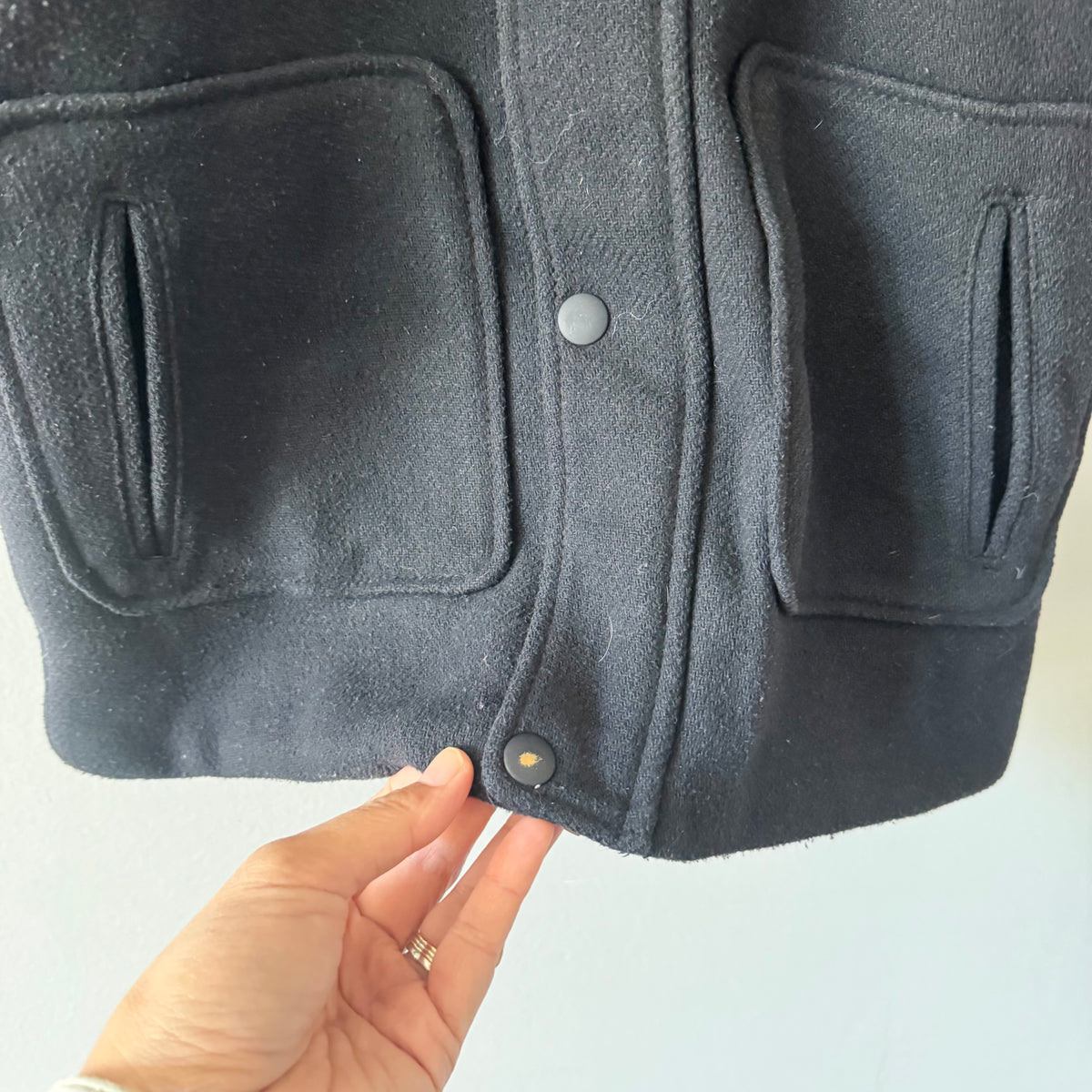 Zara / Sherpa x navy jacket / 2-3Y