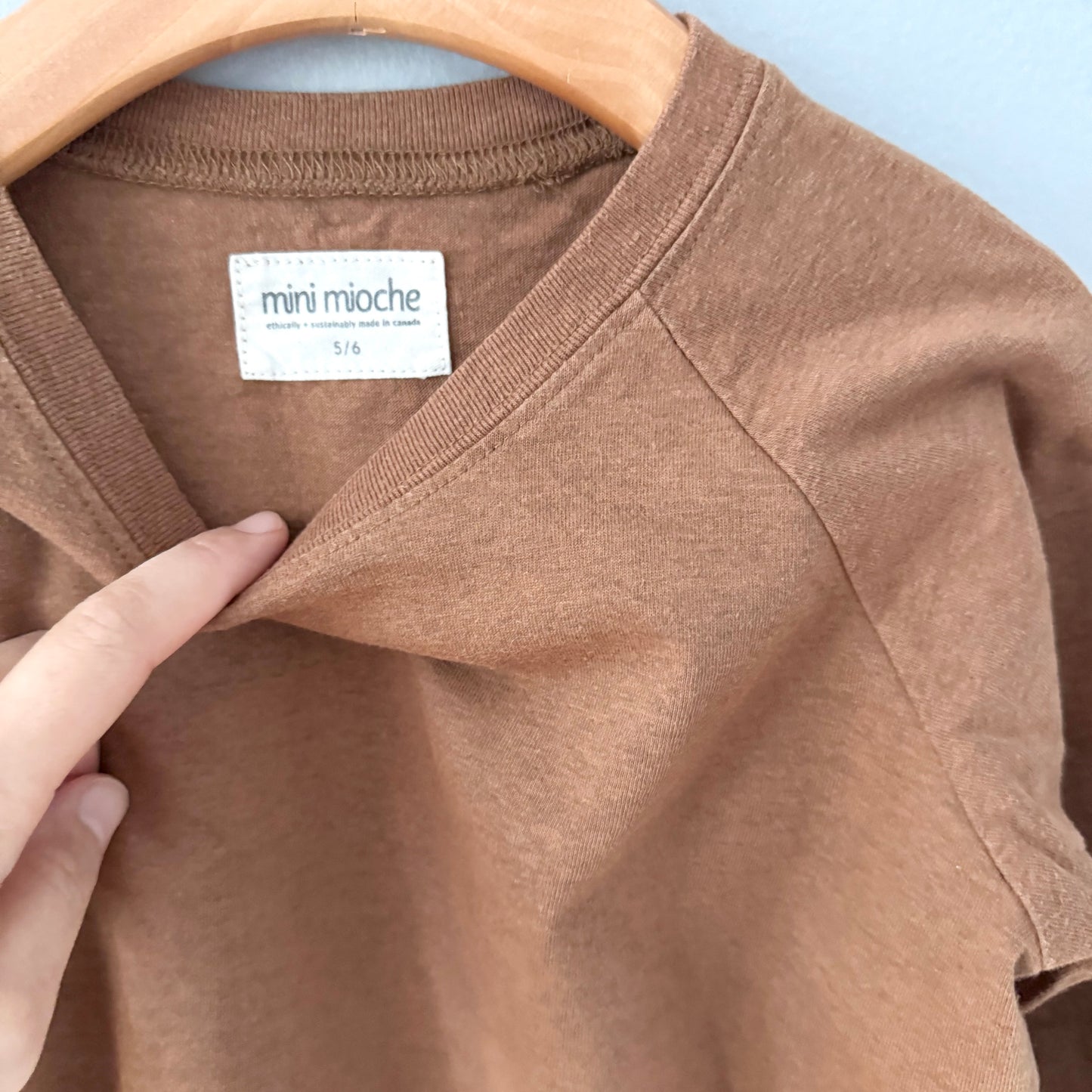 Mini mioche / Brown long sleeve / 5-6Y
