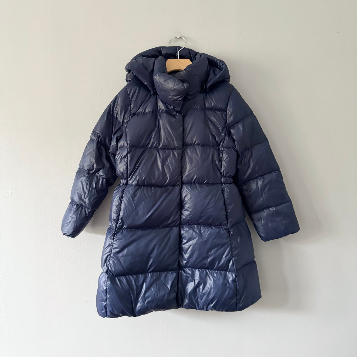 Polo Ralph Lauren / Navy long puffer coat / 7Y