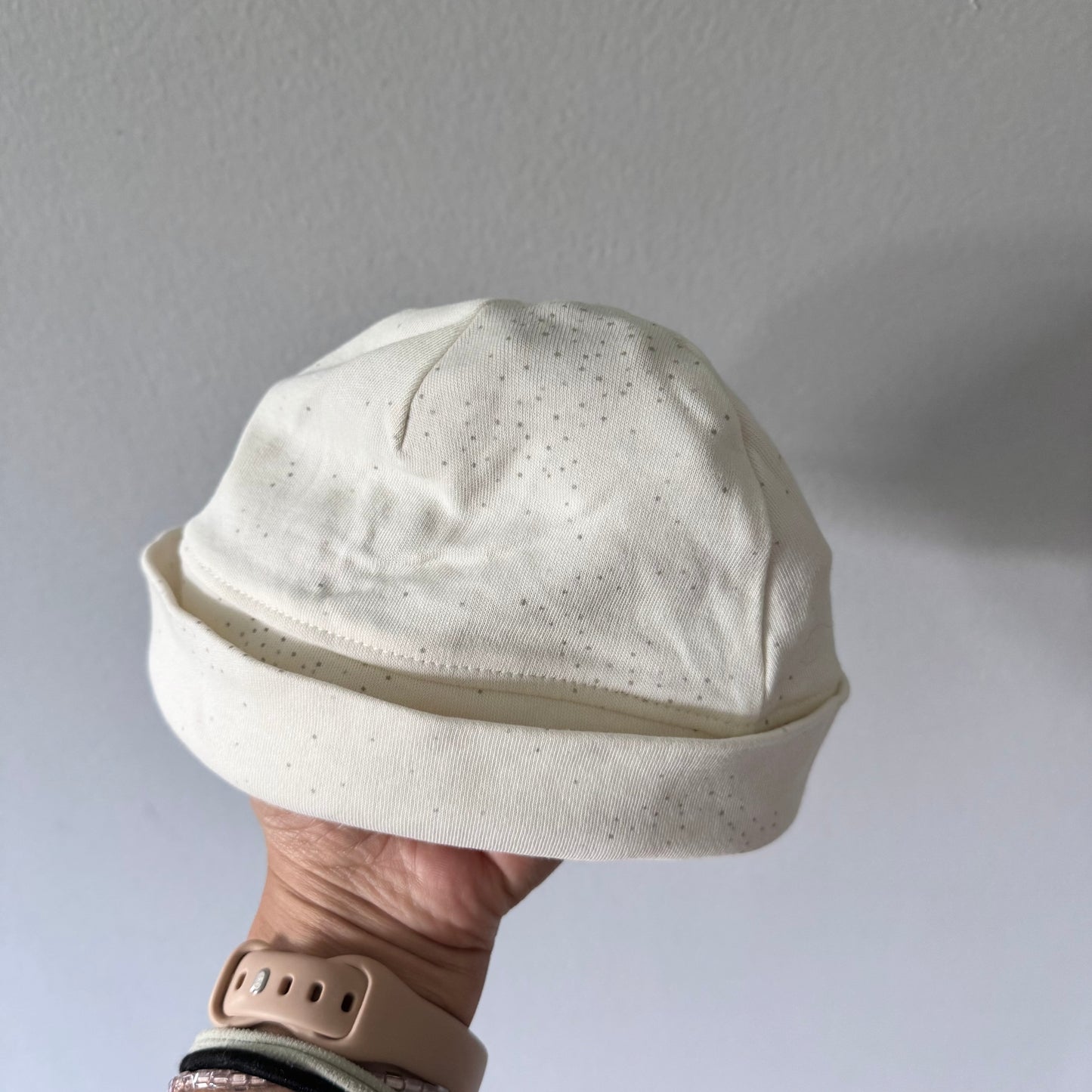 Pehr / White cotton cap / 6-12M