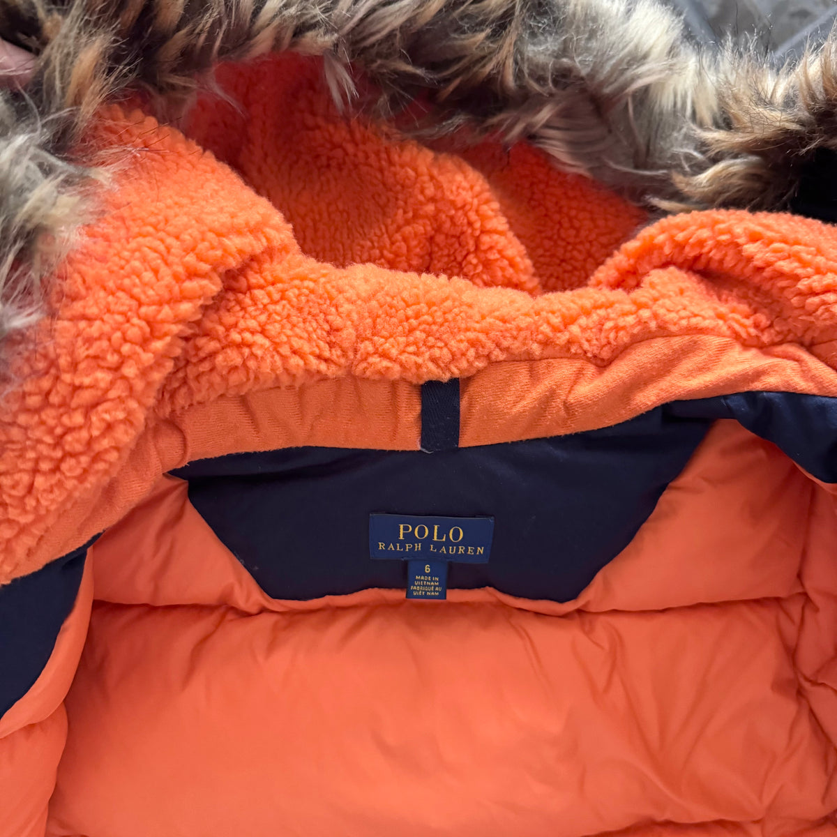 Polo Ralph Lauren / Navy winter jacket / 6Y