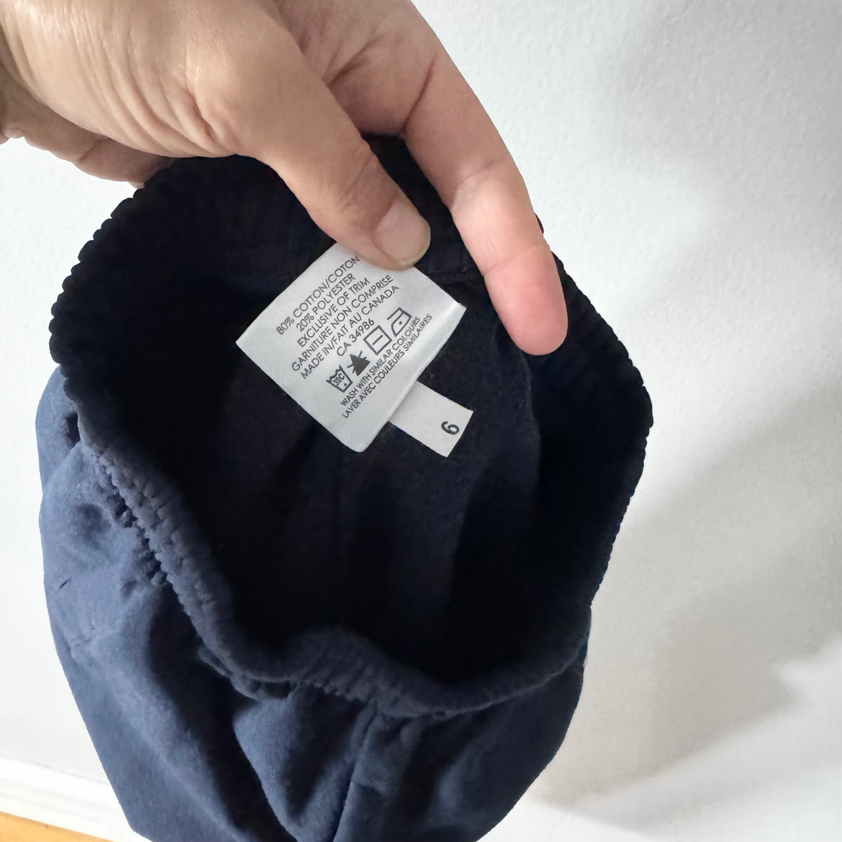 In School Wear / Navy sweatpants / 6Y