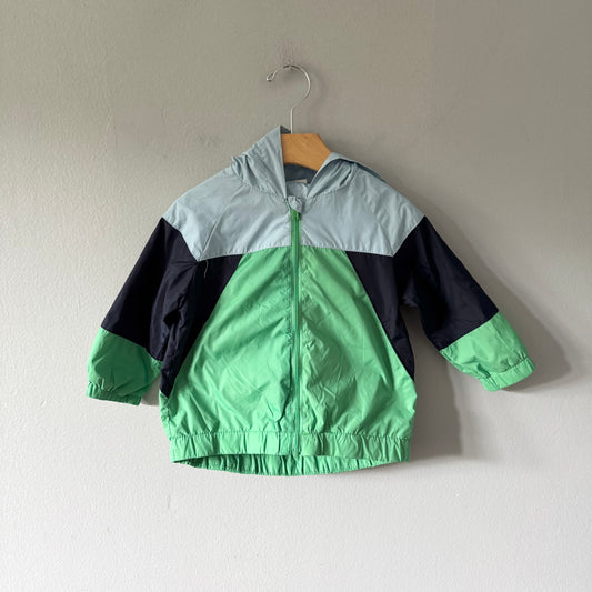 Seed / Green blue windbreaker / 12-18M