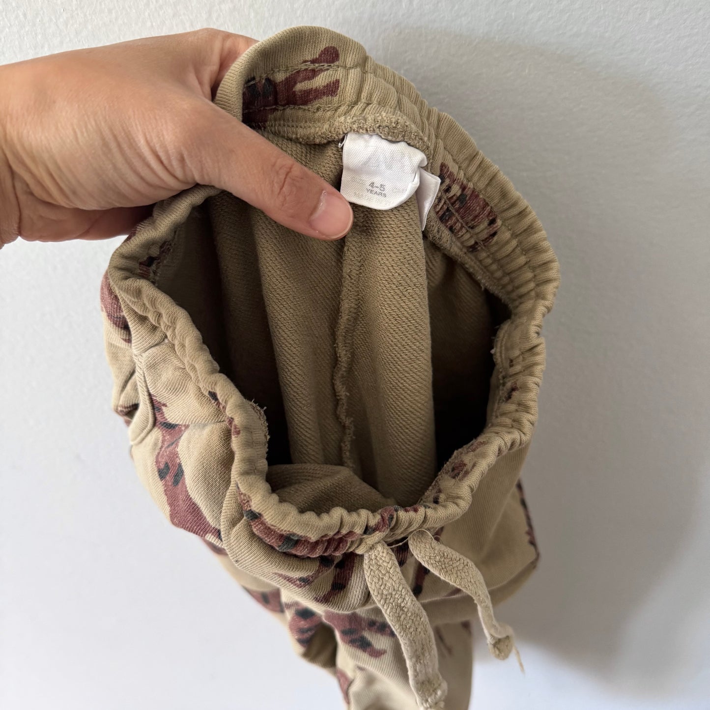 Zara / Brown x tiger sweatpants / 4-5Y