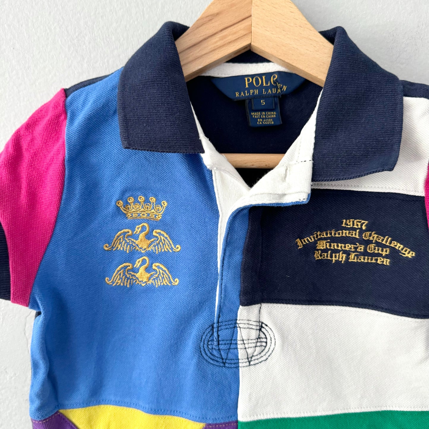 Polo Ralph Lauren / Colourful polo shirt / 5Y