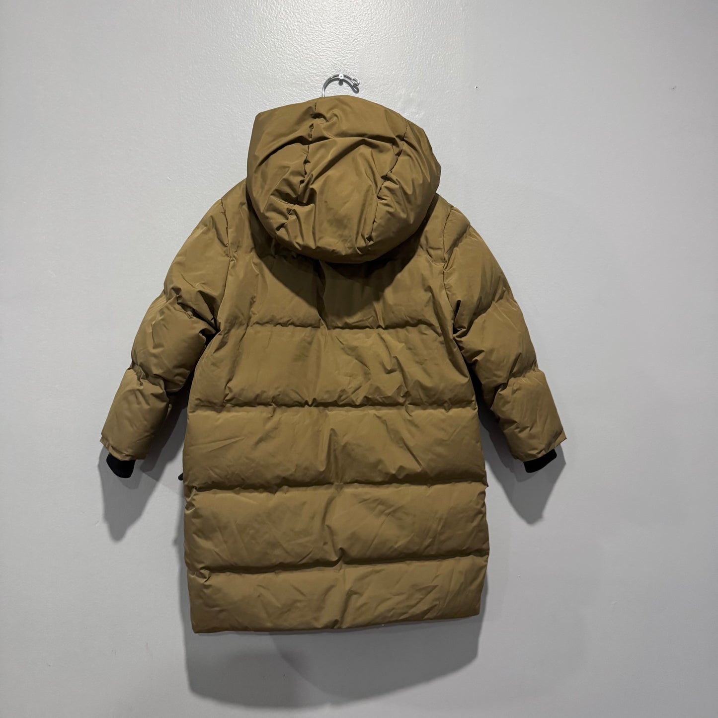 Zara / Brown puffer long jacket / 6Y