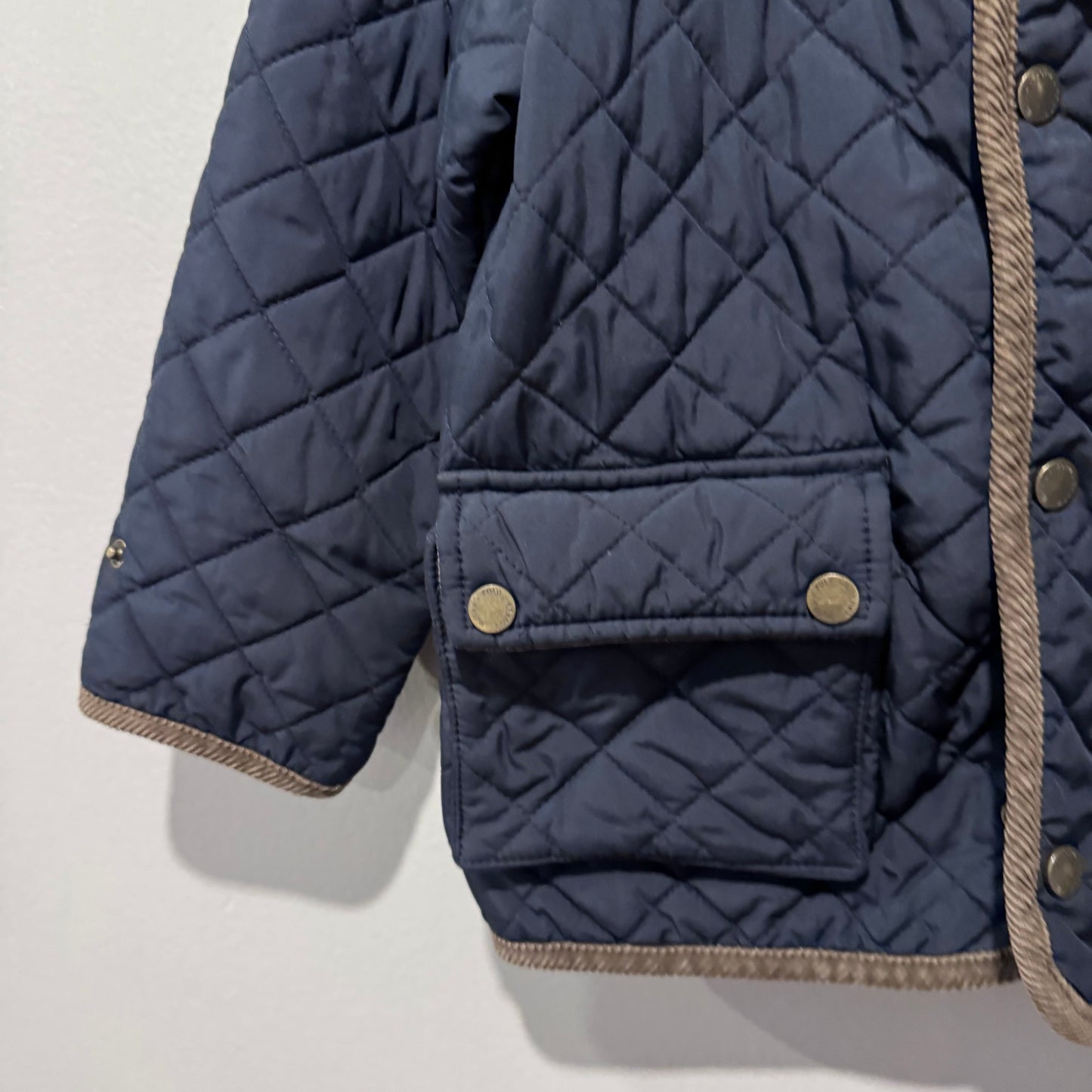 Polo Ralph Lauren / Navy quilted jacket / 5Y