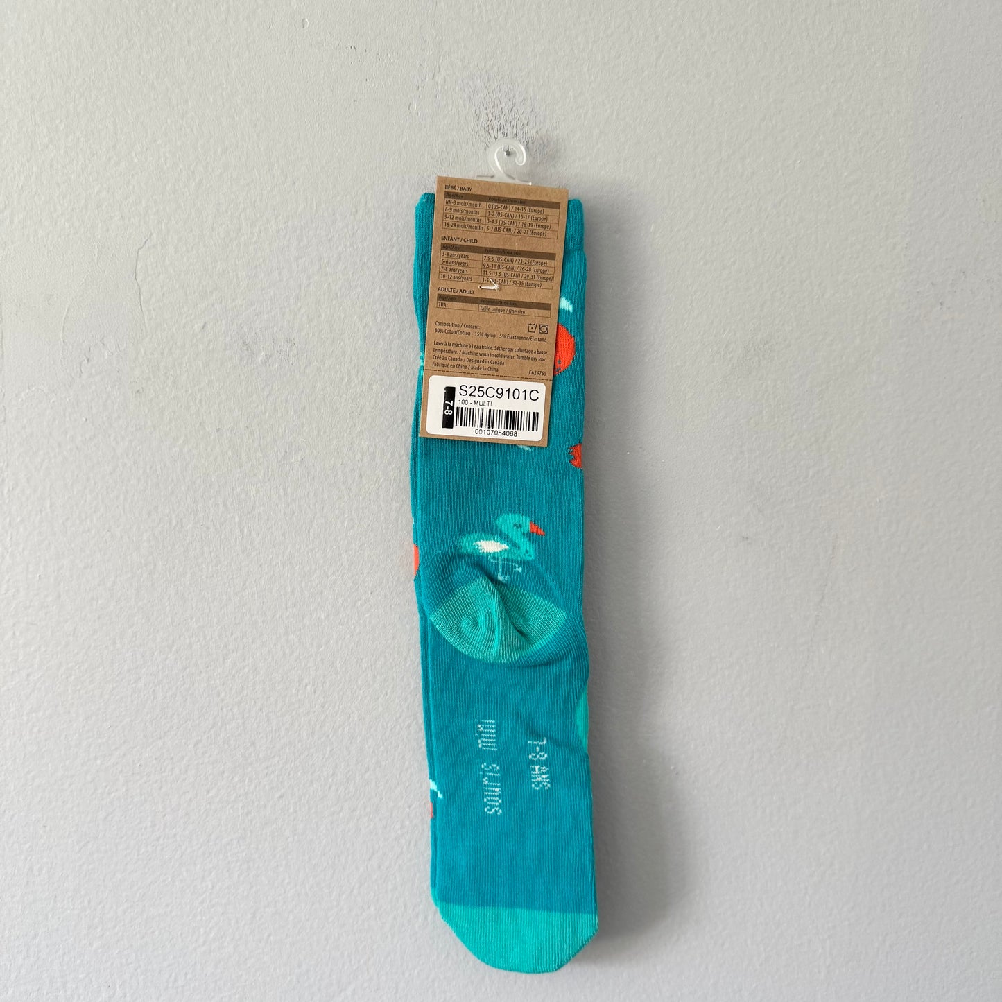 Souris mini / Blue socks / 7-8Y - New with tag