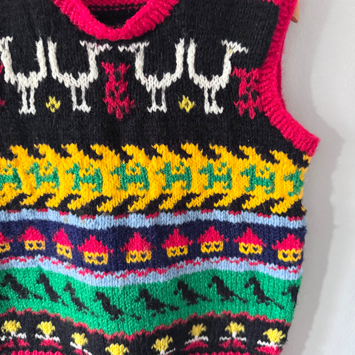 Handmade / Knit vest / 6Y