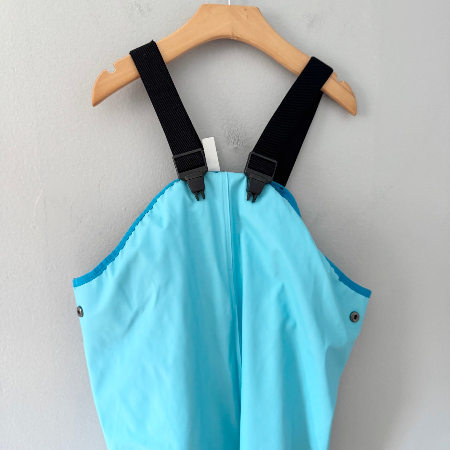 H&M / Light blue rain pants with strap / 4-6Y