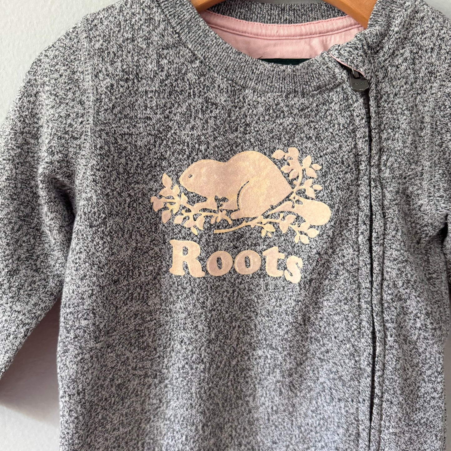Roots / Salt and pepper romper / 12-18M