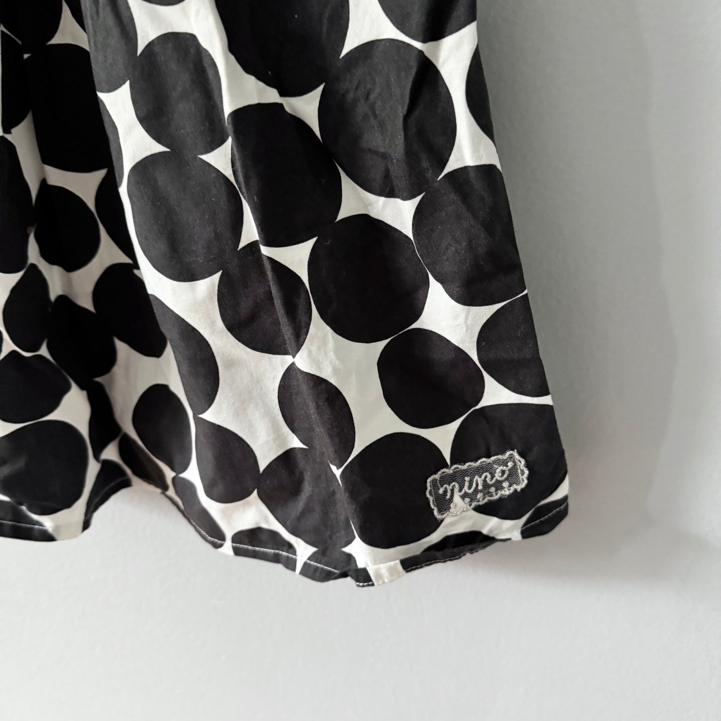 No brand / Black x white dress / 3Y