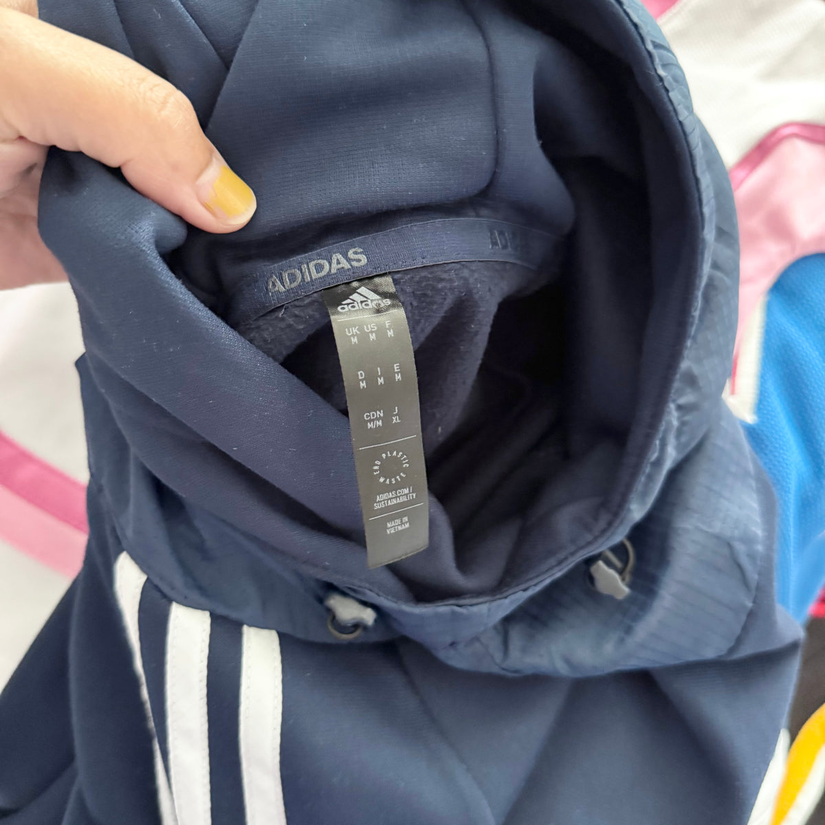 Adidas x Toronto Maple Leafs / Navy hoodie / M