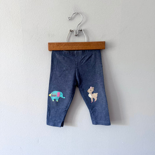 Next / Navy leggings / 6-9M