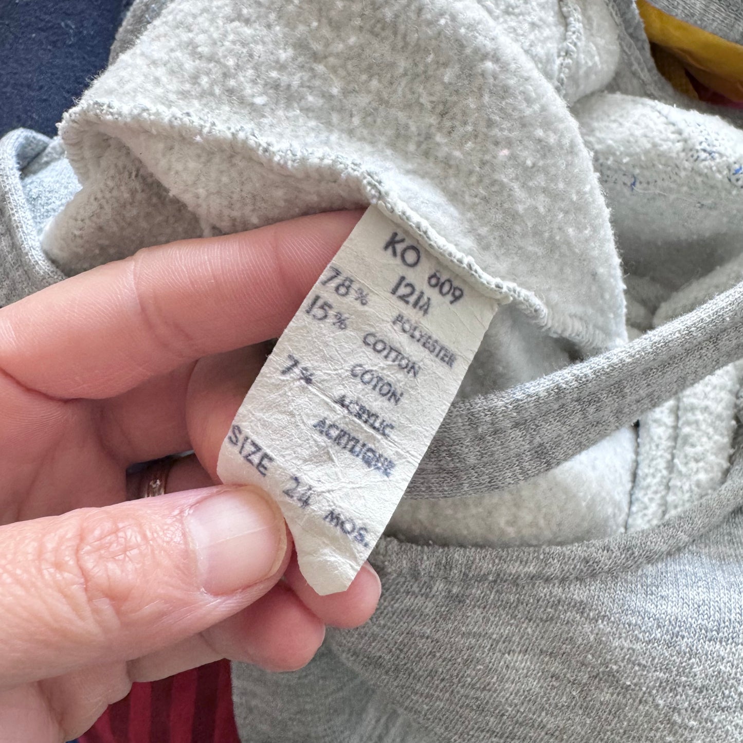 Vintage / Salopette gris clair / 24M