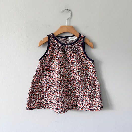 Epk / Orange floral tank top / 6Y