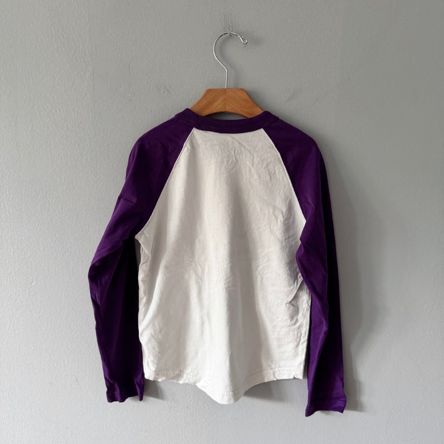 Roots / White purple long sleeve / 5-6Y