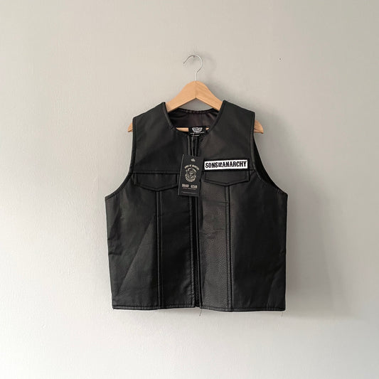 Sons of Anarchy / Faux leather vest / 10Y - New with tag