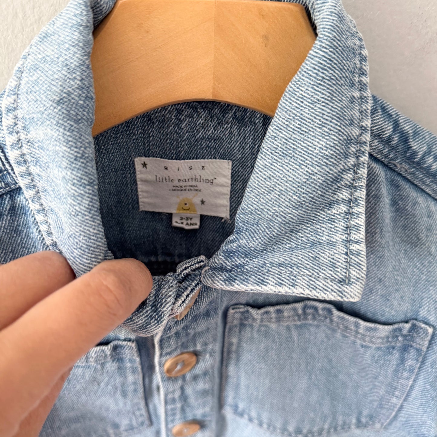Rise Little Earthling / Denim jacket / 2-3Y