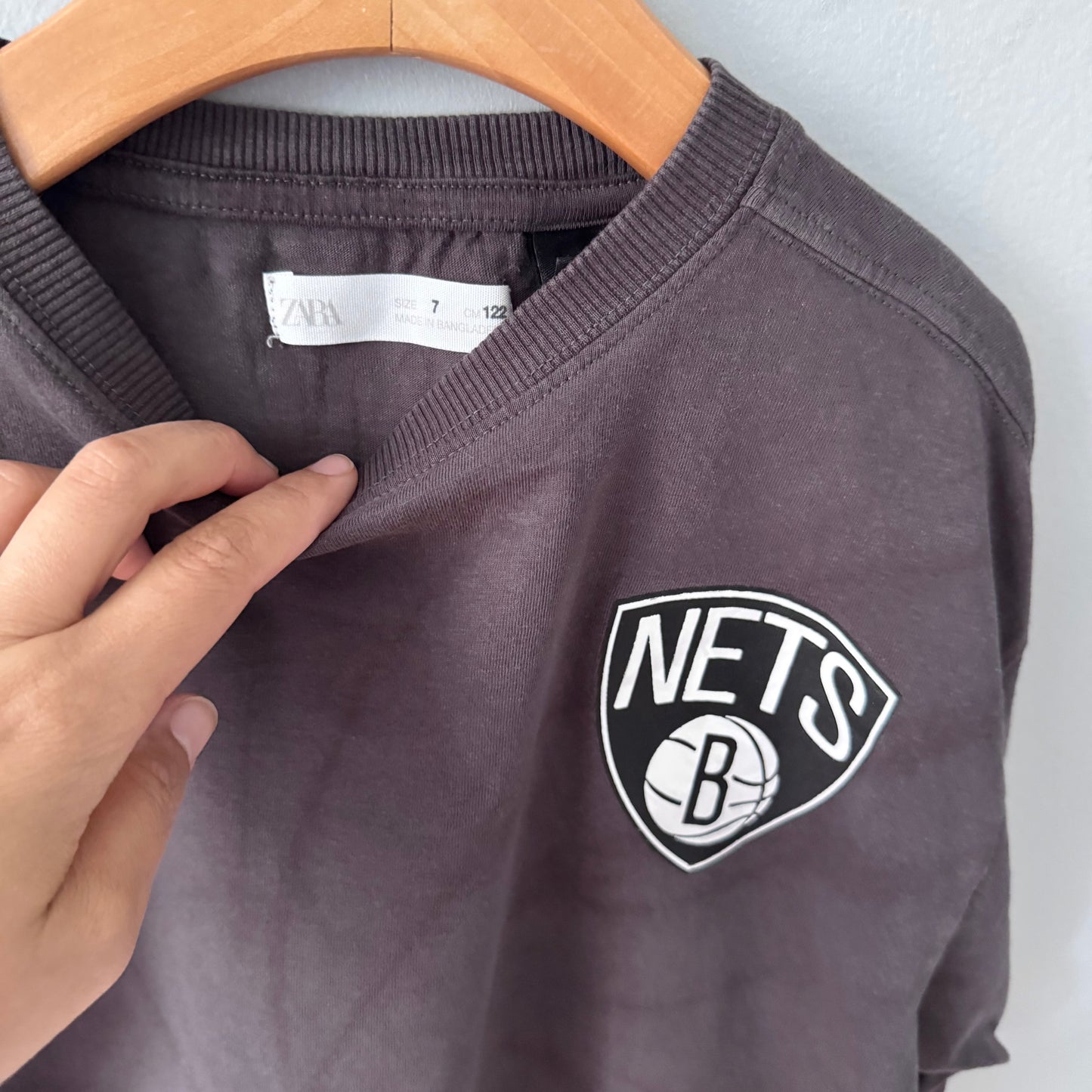 Zara / Nets long sleeve T-shirt /7Y