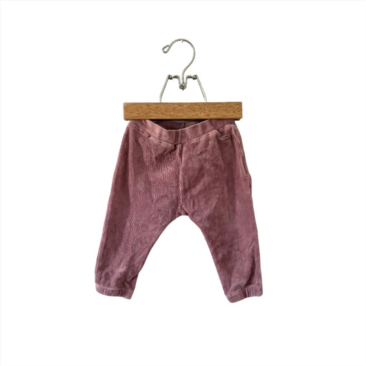 Minymo / Velour sweatpants, smokey pink / 6M