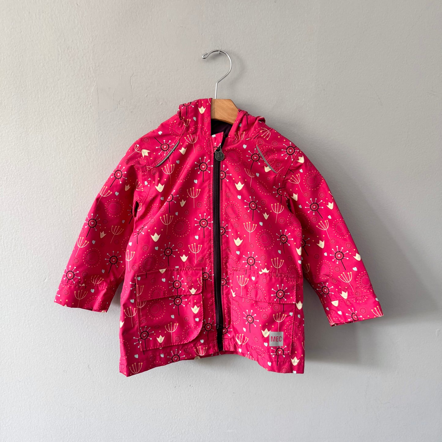 Mec / Coupe-vent rouge/rose / 24M