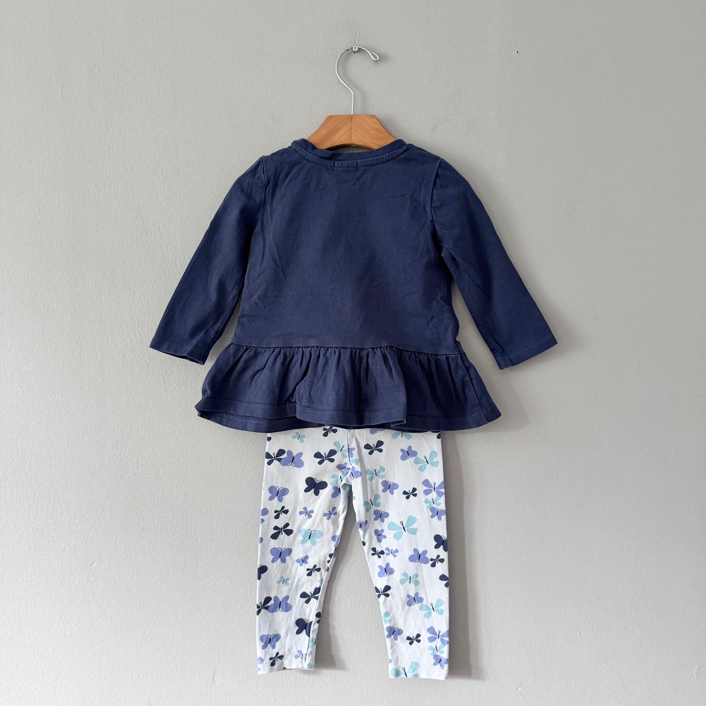 Catmini / Long sleeve x leggings set / 18M
