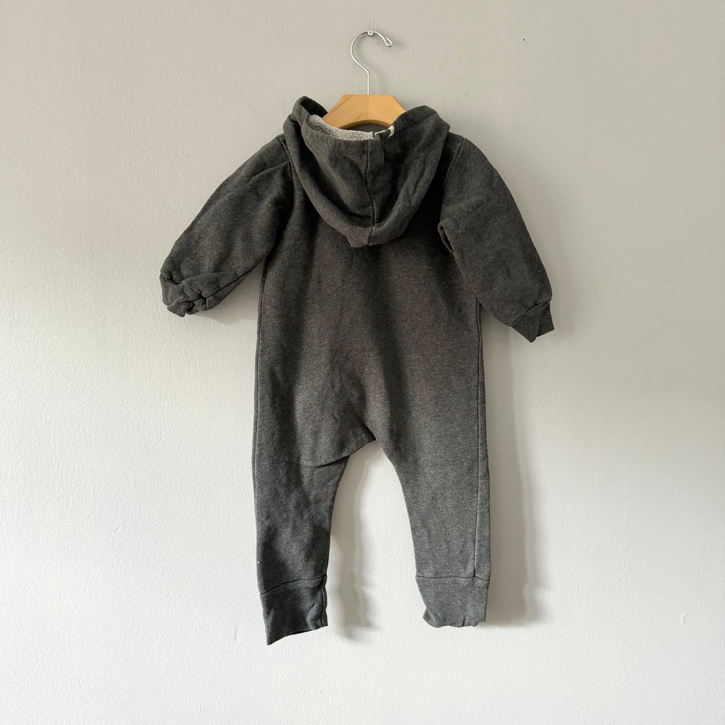 Mini Mioche / Dark grey biker romper / 18-24M