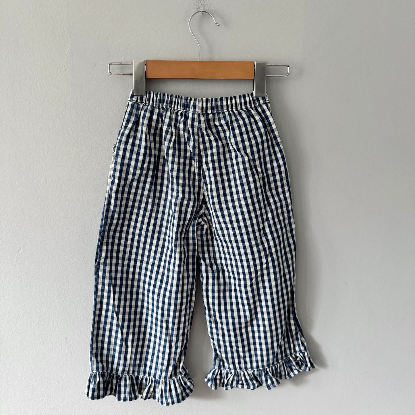 Gap / Blue gingham pants / 4Y