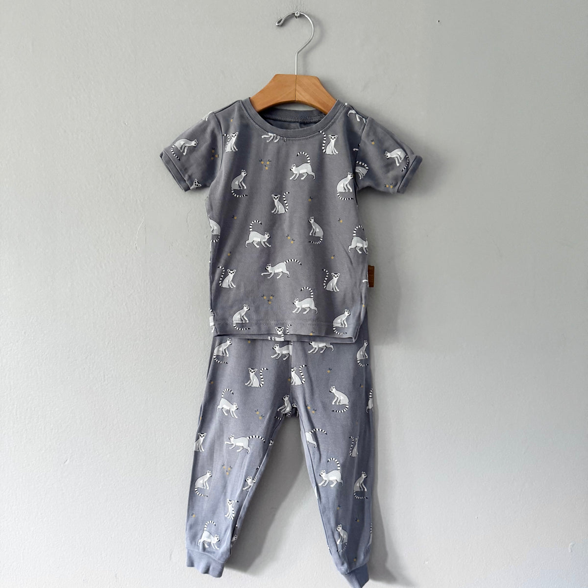 Petit lem / Grey pajama set / 24M