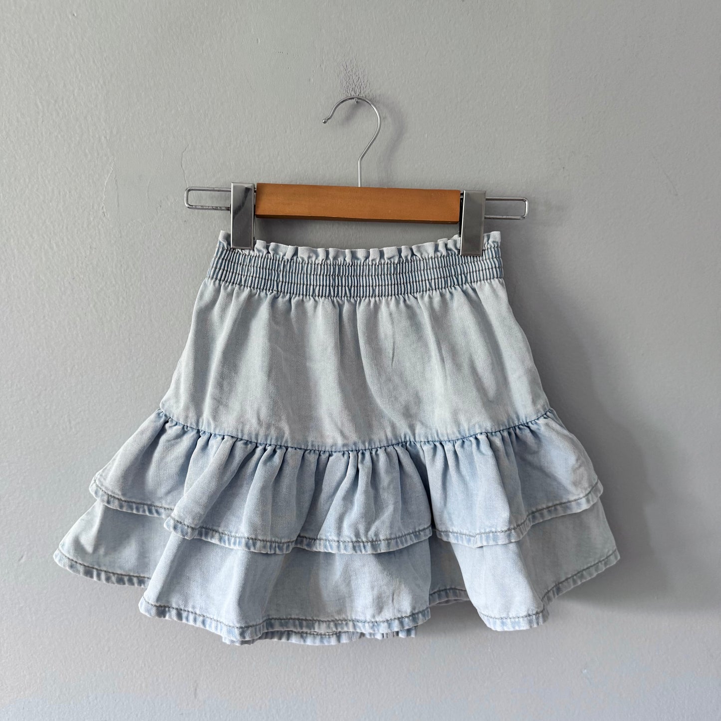 H&M / Chambray skirt / 6-8Y
