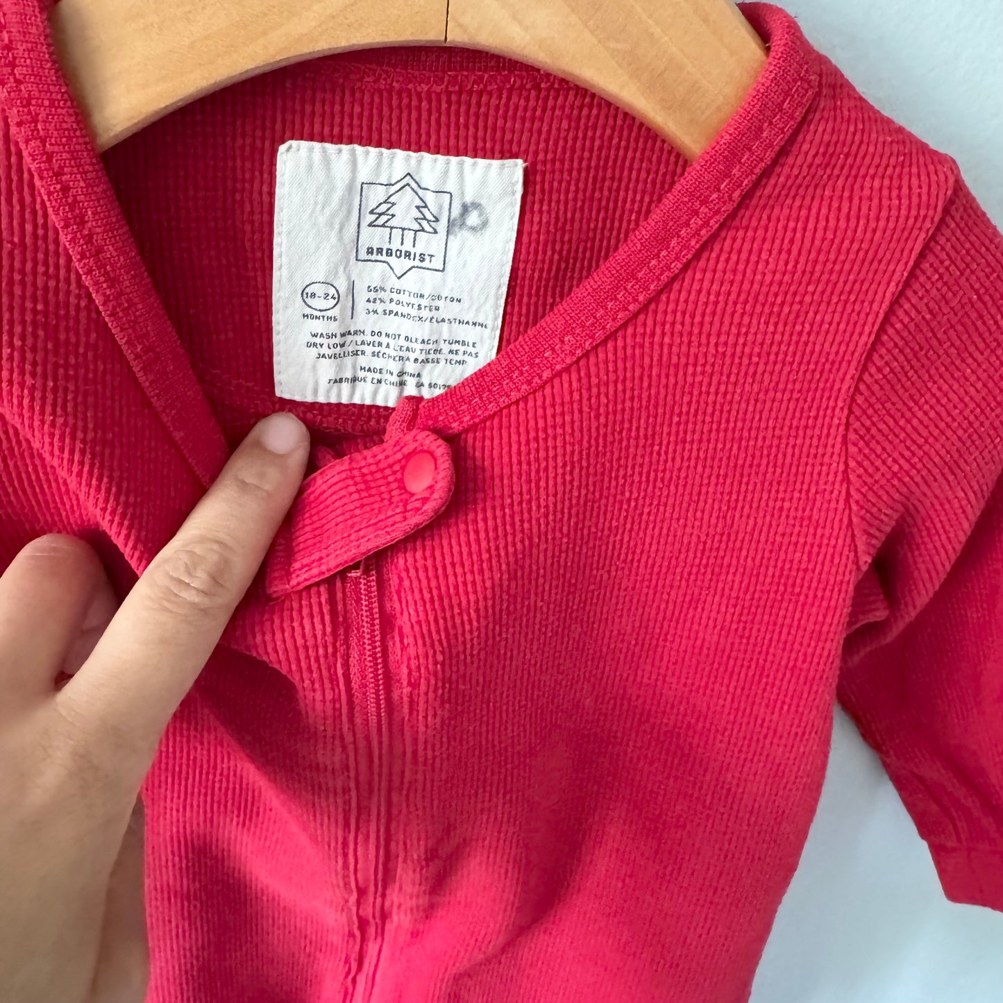 Arborist / Red romper / 18-24M