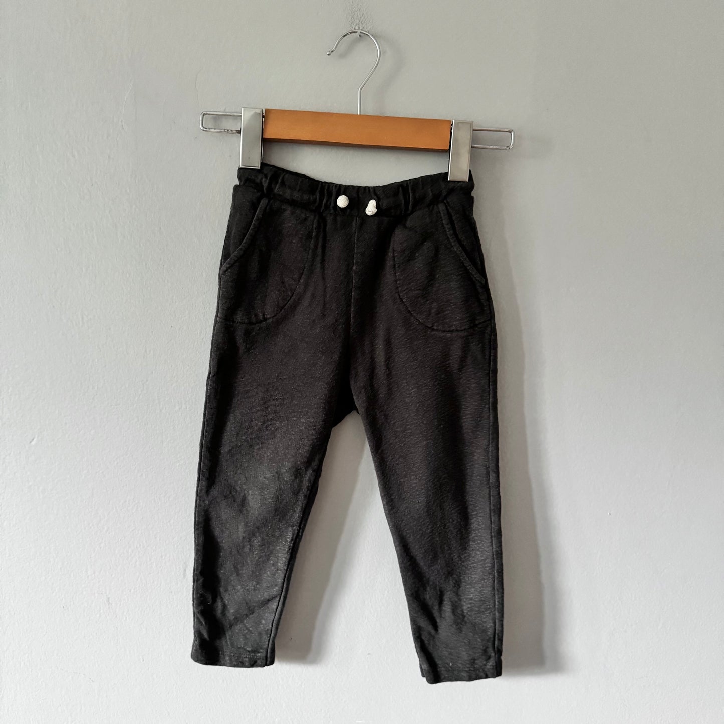 Zara / Dark grey crew pants / 2-3Y