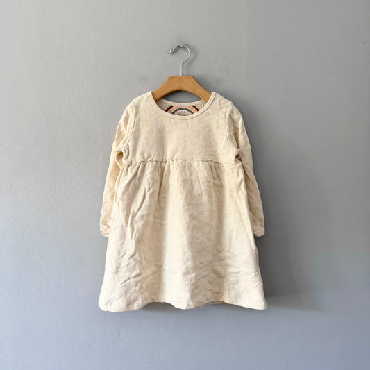 Little Rowe / White crew dress / 4T